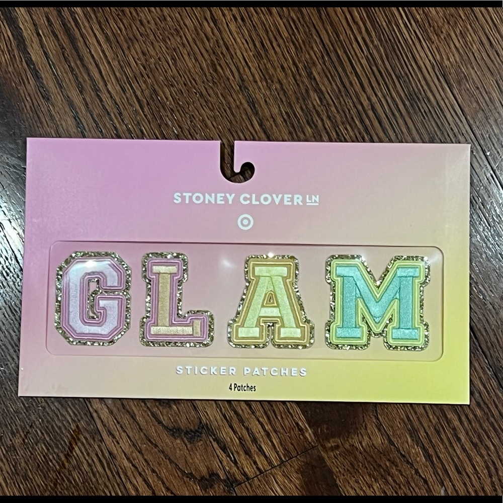 Stoney Clover Letter Patches GLAM